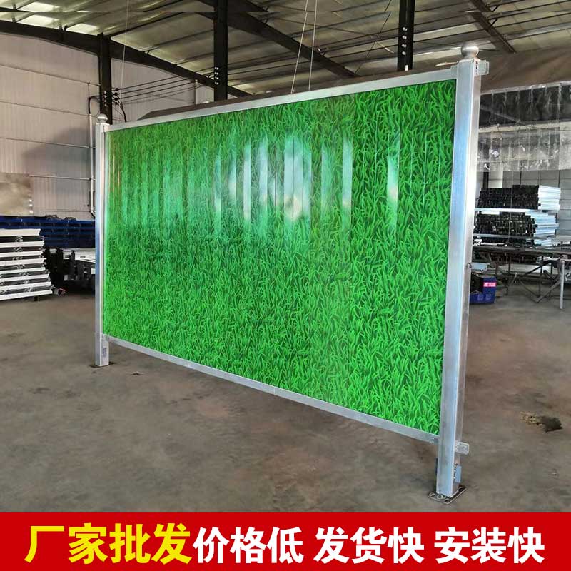 洛陽(yáng)移動(dòng)式道路彩鋼圍擋多少錢(qián)一平米？
